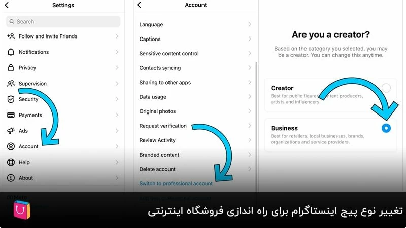 مراحل راه اندازی آنلاین شاپ در اینستاگرام