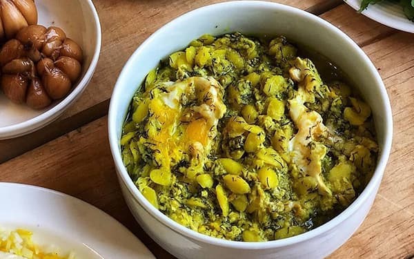 غذای رستی باقلا قاتق